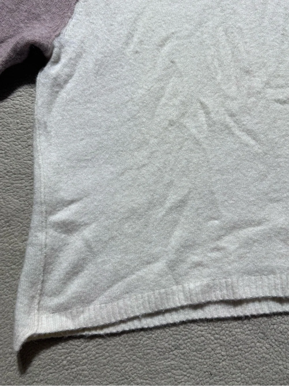 Madewell‎ Sweater Womens Large Colorblock Alpaca Wool Blend Knit Pullover Crew
